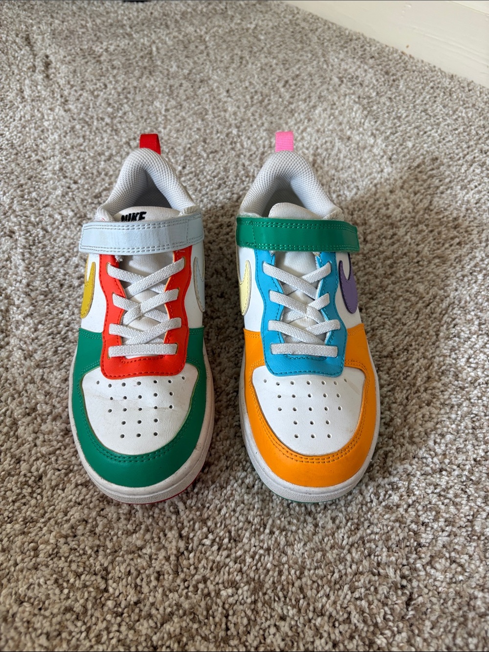 Nike Kids Colorblock Low-Top Sneakers - Multicolor